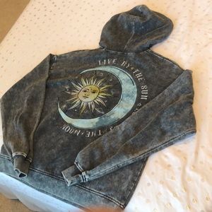 Local scene XS sun and moon hoodie.